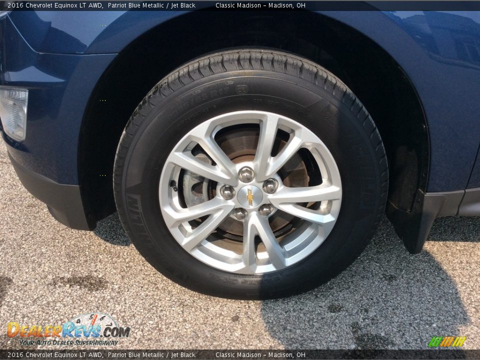 2016 Chevrolet Equinox LT AWD Patriot Blue Metallic / Jet Black Photo #12