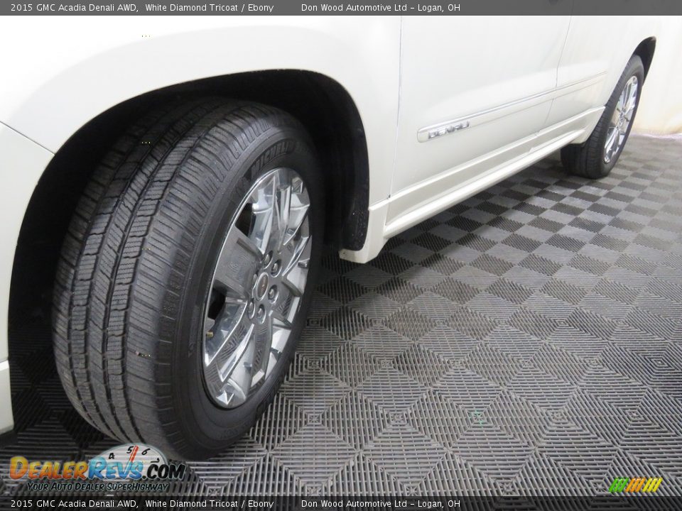 2015 GMC Acadia Denali AWD White Diamond Tricoat / Ebony Photo #12