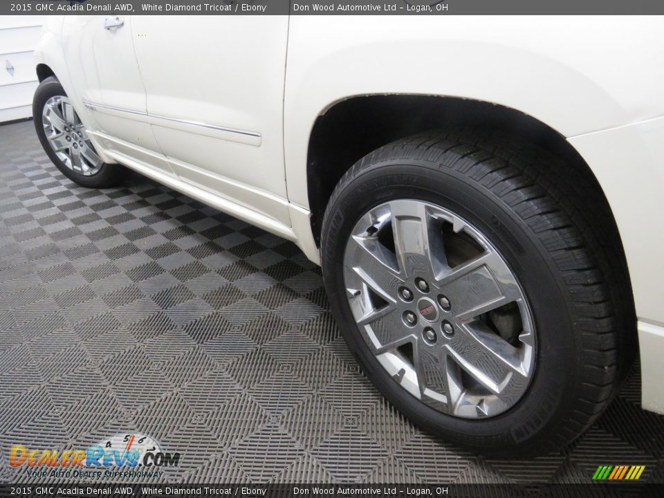 2015 GMC Acadia Denali AWD White Diamond Tricoat / Ebony Photo #13