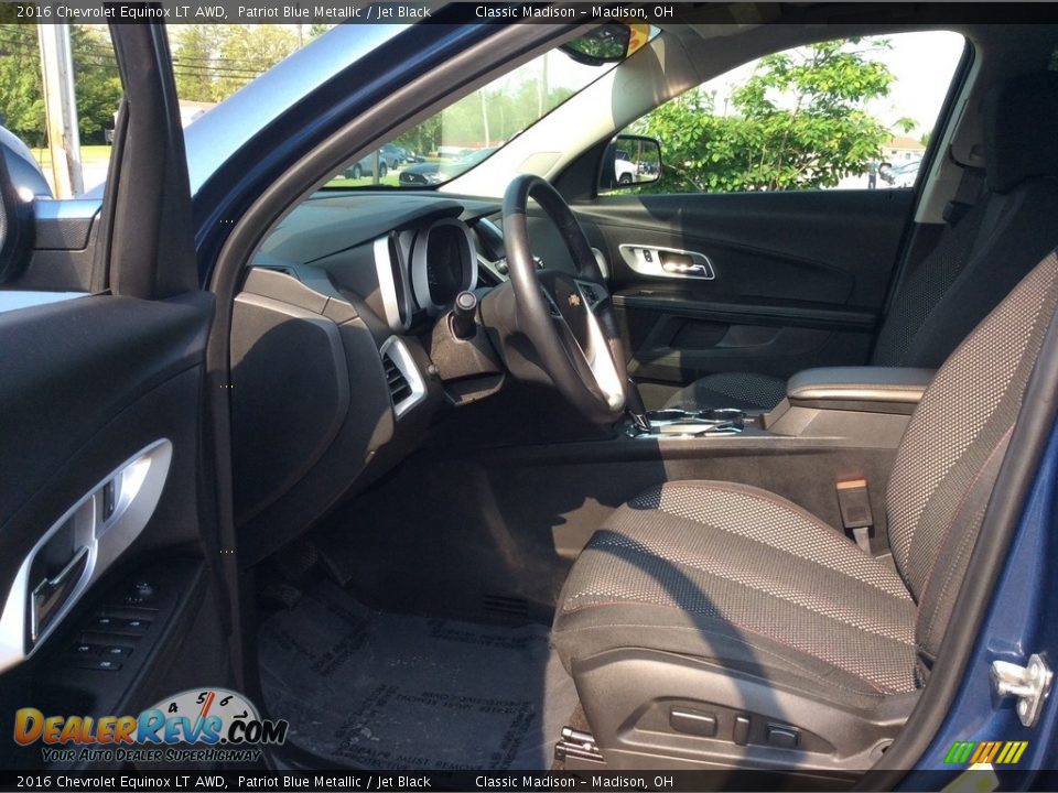 2016 Chevrolet Equinox LT AWD Patriot Blue Metallic / Jet Black Photo #14
