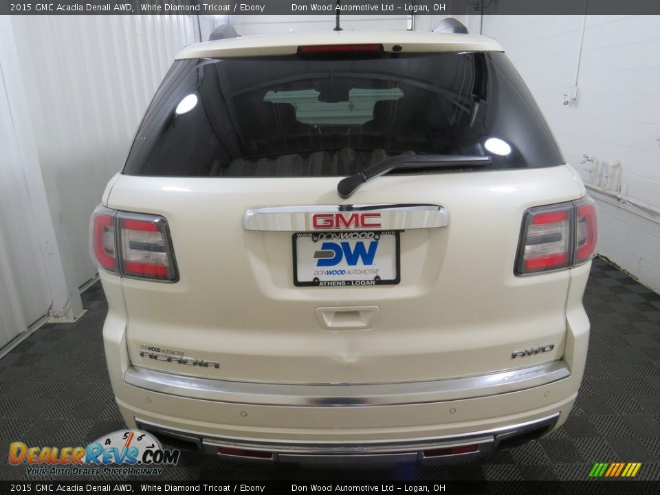 2015 GMC Acadia Denali AWD White Diamond Tricoat / Ebony Photo #15