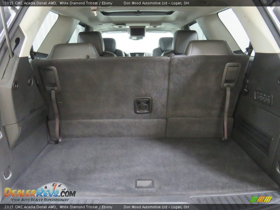 2015 GMC Acadia Denali AWD White Diamond Tricoat / Ebony Photo #17