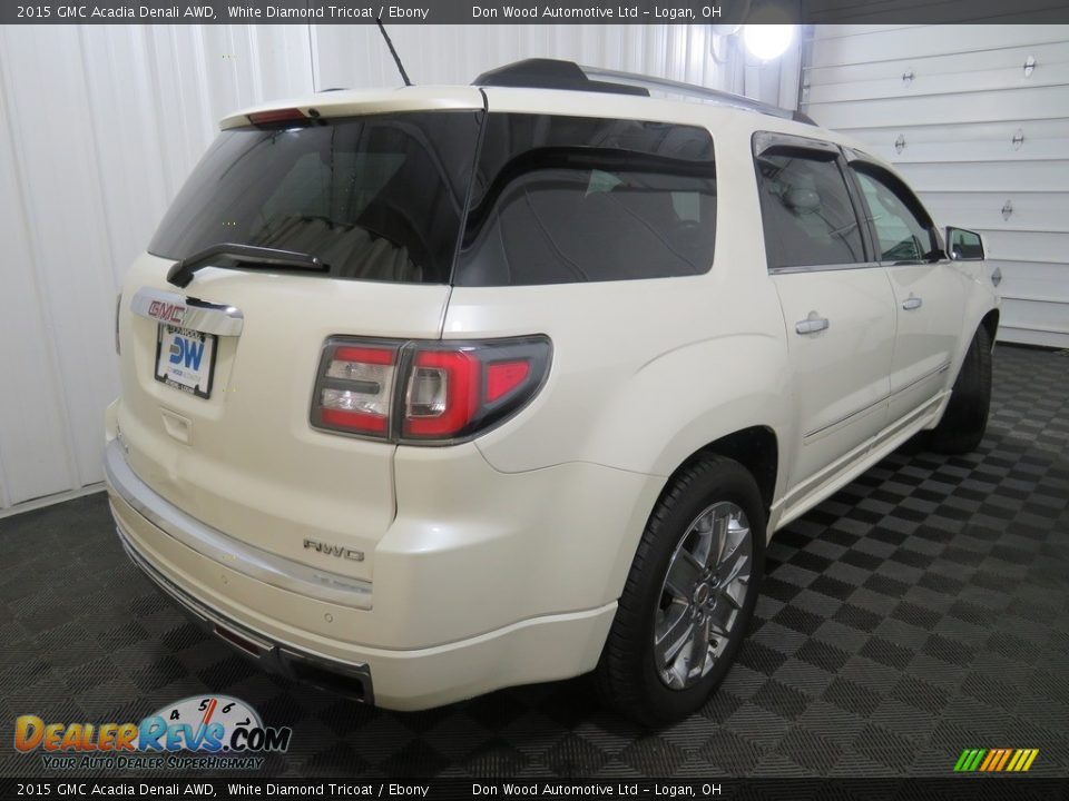 2015 GMC Acadia Denali AWD White Diamond Tricoat / Ebony Photo #19