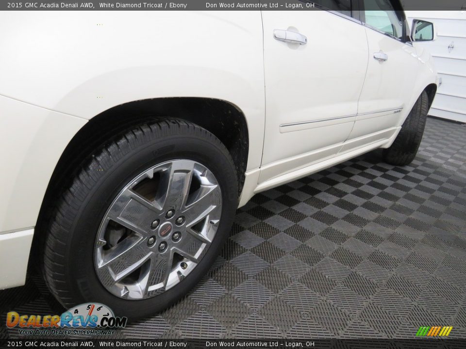 2015 GMC Acadia Denali AWD White Diamond Tricoat / Ebony Photo #20