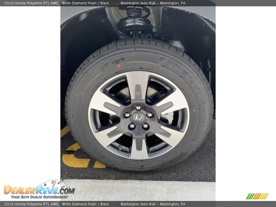 2019 Honda Ridgeline RTL AWD White Diamond Pearl / Black Photo #29