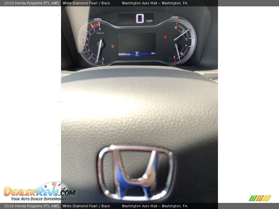 2019 Honda Ridgeline RTL AWD White Diamond Pearl / Black Photo #30