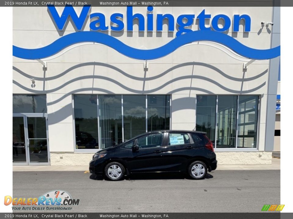 2019 Honda Fit LX Crystal Black Pearl / Black Photo #1