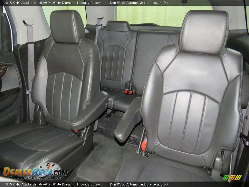 2015 GMC Acadia Denali AWD White Diamond Tricoat / Ebony Photo #35