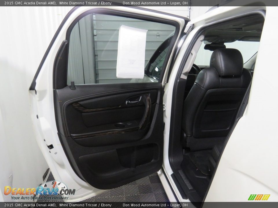 2015 GMC Acadia Denali AWD White Diamond Tricoat / Ebony Photo #36