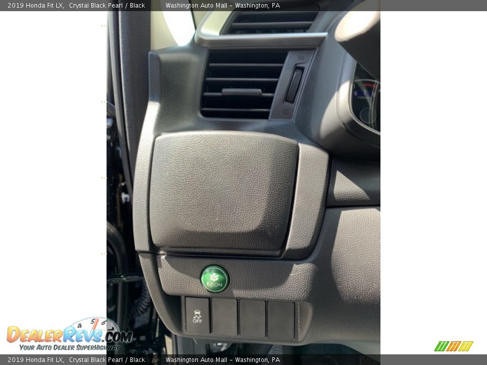 2019 Honda Fit LX Crystal Black Pearl / Black Photo #12