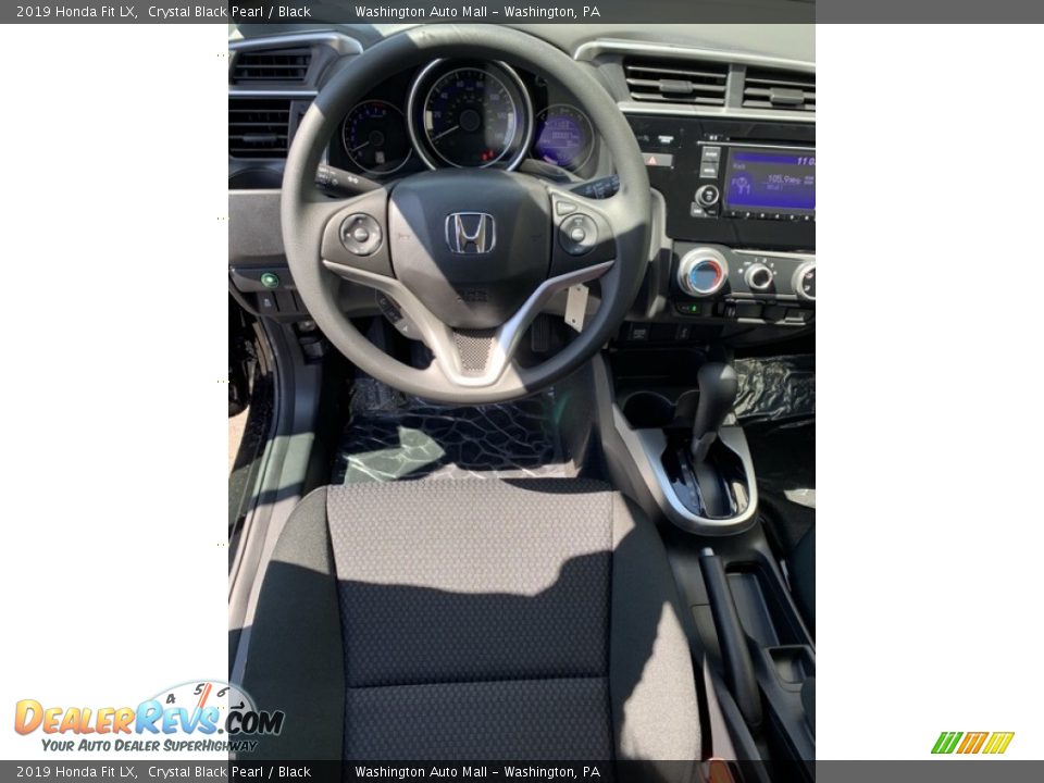 2019 Honda Fit LX Crystal Black Pearl / Black Photo #13
