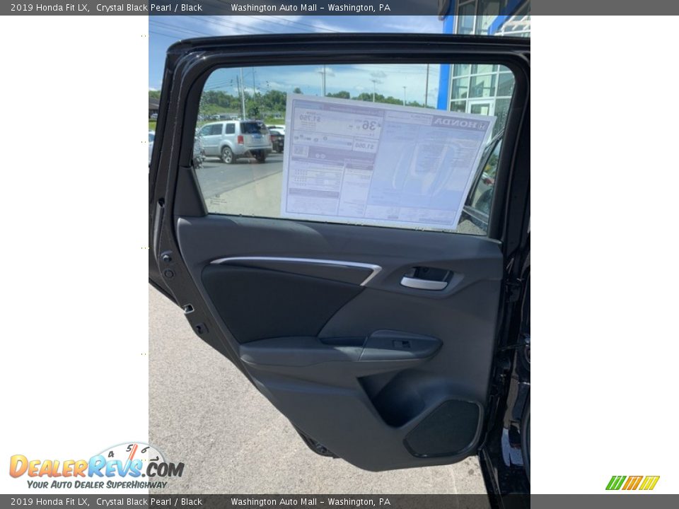 2019 Honda Fit LX Crystal Black Pearl / Black Photo #16