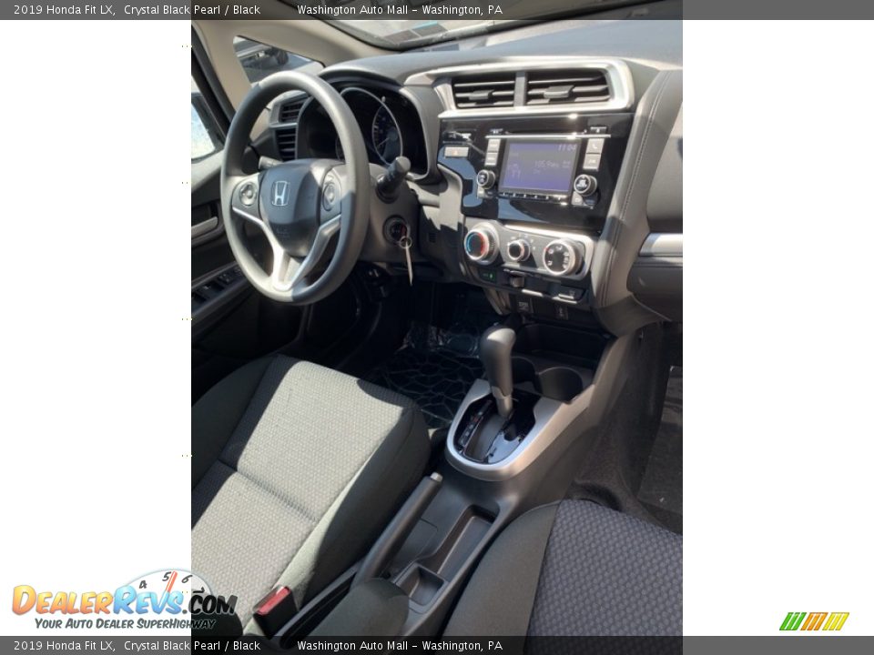 2019 Honda Fit LX Crystal Black Pearl / Black Photo #27