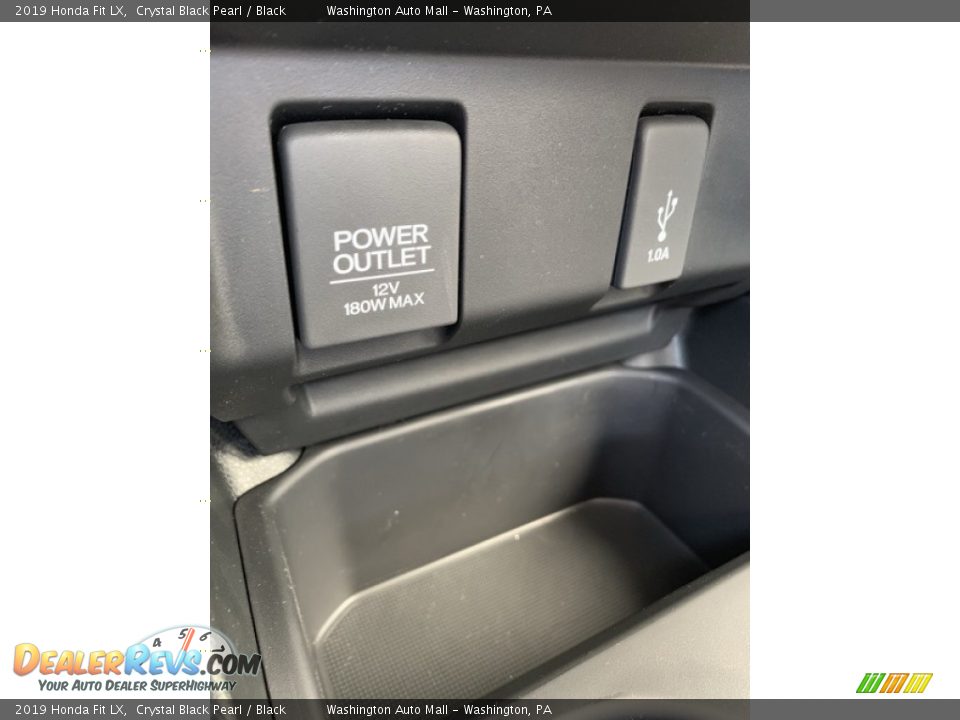 2019 Honda Fit LX Crystal Black Pearl / Black Photo #34