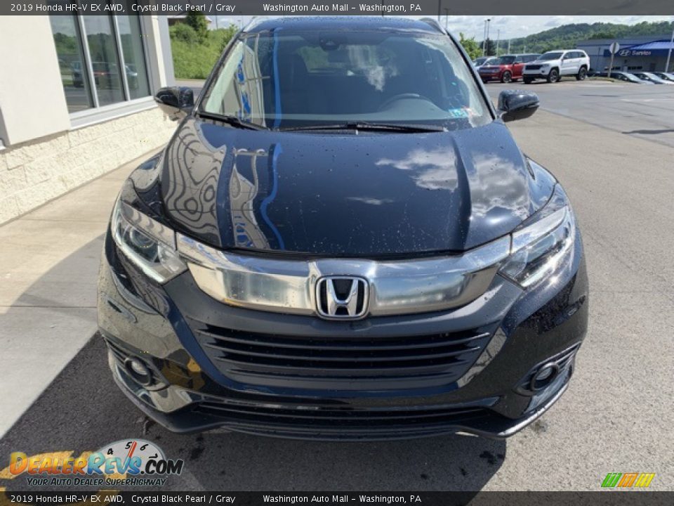 2019 Honda HR-V EX AWD Crystal Black Pearl / Gray Photo #3