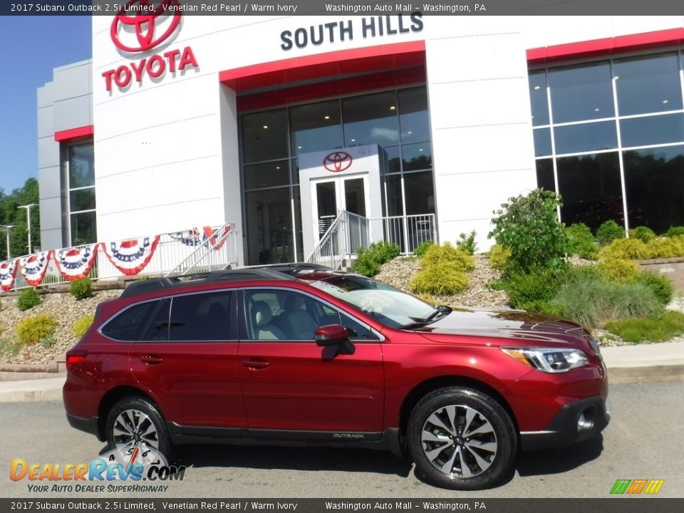 2017 Subaru Outback 2.5i Limited Venetian Red Pearl / Warm Ivory Photo #2