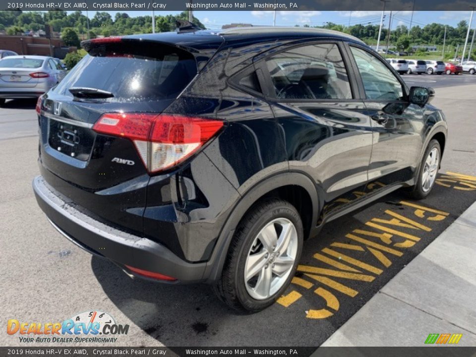 2019 Honda HR-V EX AWD Crystal Black Pearl / Gray Photo #5