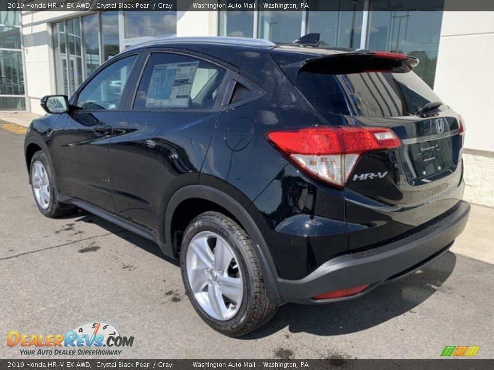 2019 Honda HR-V EX AWD Crystal Black Pearl / Gray Photo #7