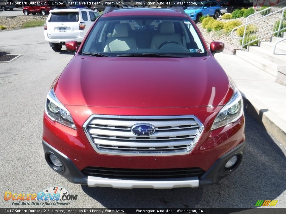 2017 Subaru Outback 2.5i Limited Venetian Red Pearl / Warm Ivory Photo #5