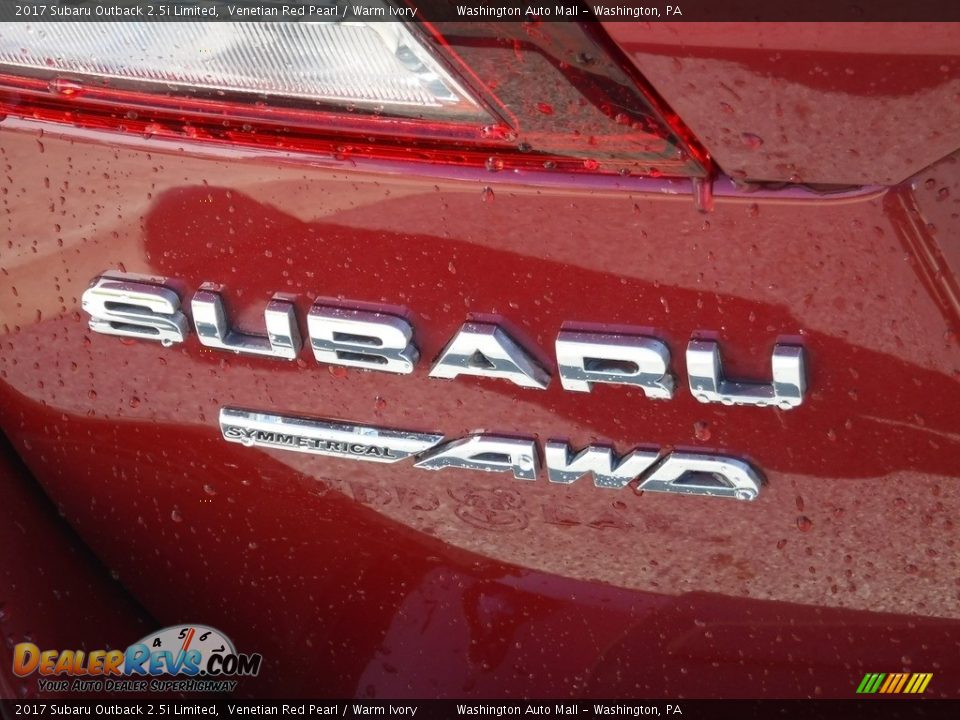 2017 Subaru Outback 2.5i Limited Venetian Red Pearl / Warm Ivory Photo #7