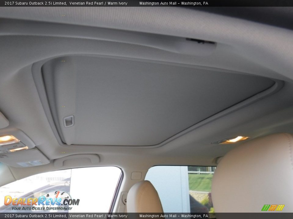 2017 Subaru Outback 2.5i Limited Venetian Red Pearl / Warm Ivory Photo #10