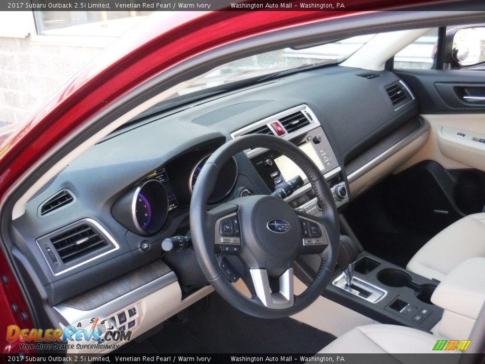 2017 Subaru Outback 2.5i Limited Venetian Red Pearl / Warm Ivory Photo #11