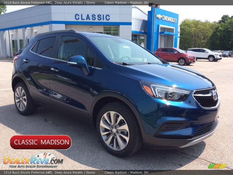 2019 Buick Encore Preferred AWD Deep Azure Metallic / Ebony Photo #1