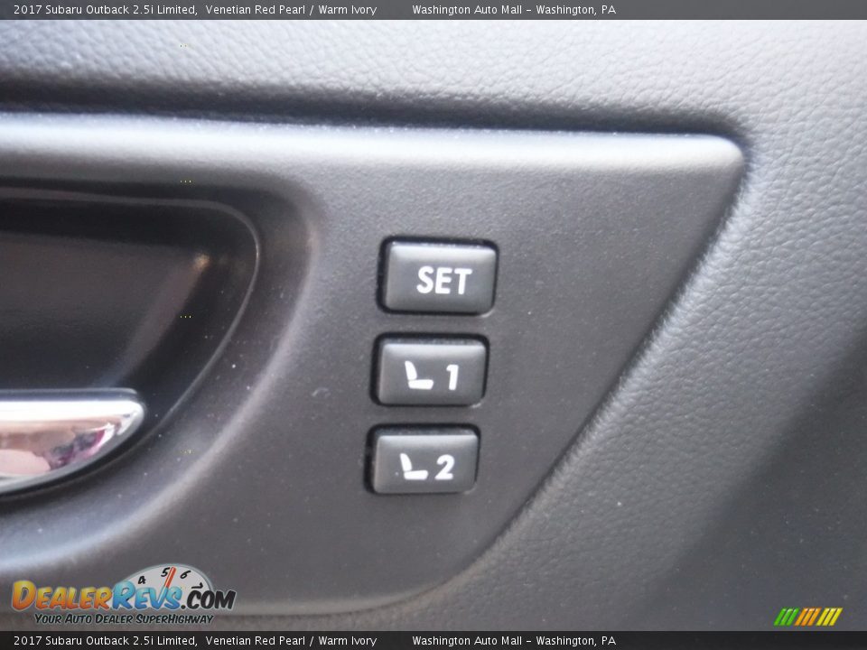 2017 Subaru Outback 2.5i Limited Venetian Red Pearl / Warm Ivory Photo #13