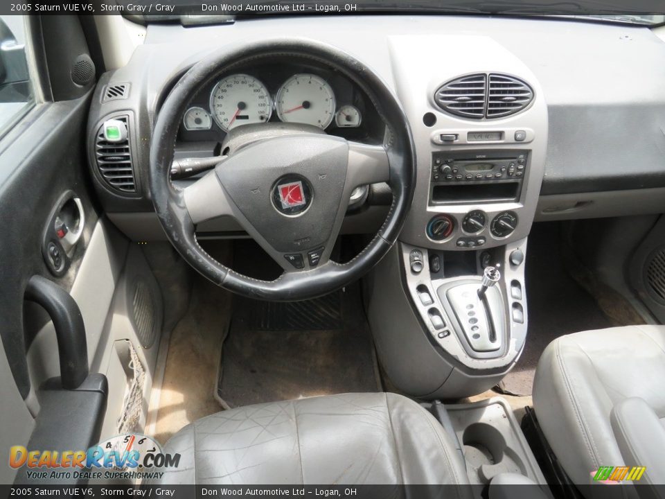 2005 Saturn VUE V6 Storm Gray / Gray Photo #24