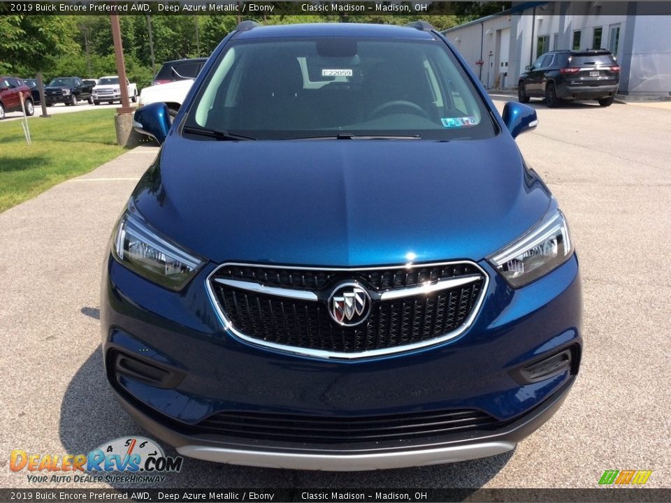 2019 Buick Encore Preferred AWD Deep Azure Metallic / Ebony Photo #2