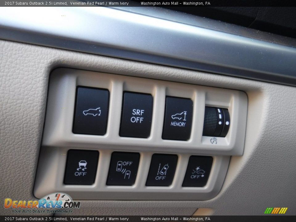 2017 Subaru Outback 2.5i Limited Venetian Red Pearl / Warm Ivory Photo #15