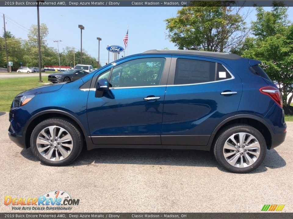 2019 Buick Encore Preferred AWD Deep Azure Metallic / Ebony Photo #4