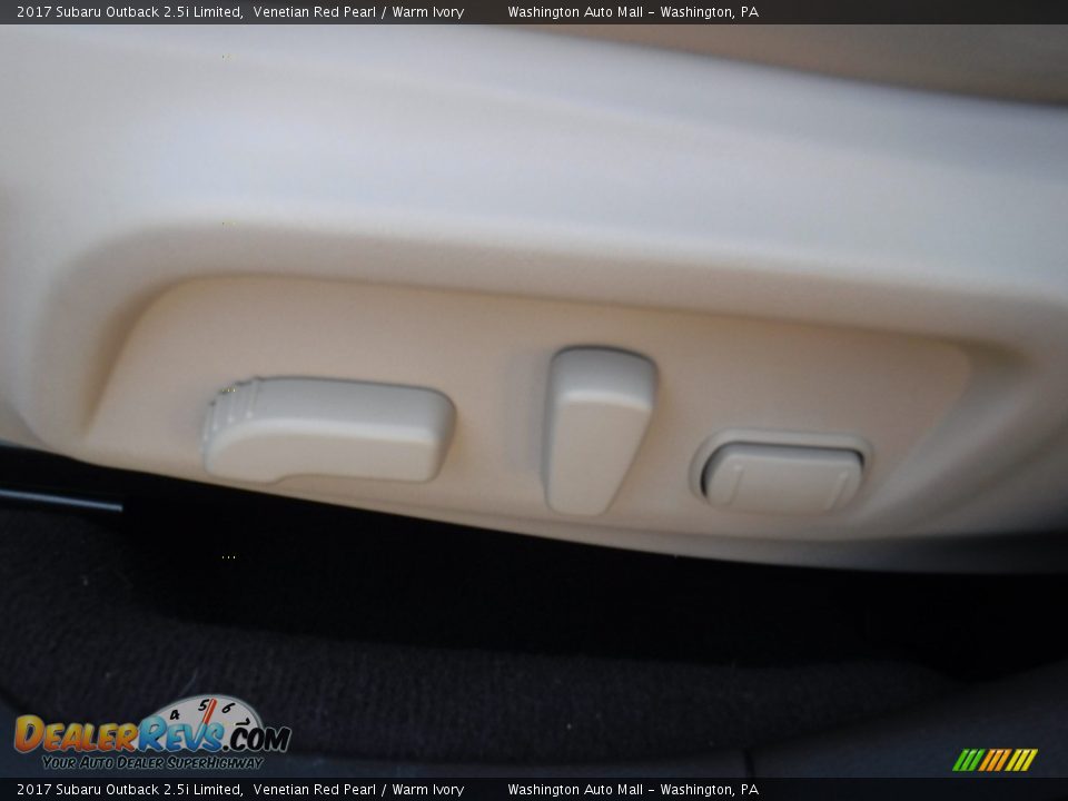 2017 Subaru Outback 2.5i Limited Venetian Red Pearl / Warm Ivory Photo #17