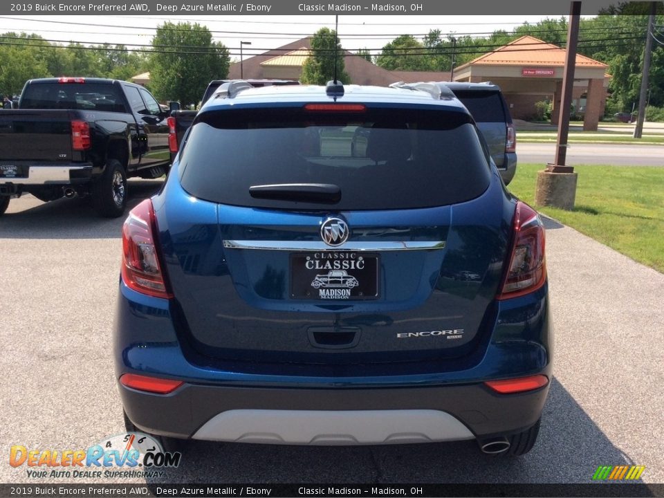 2019 Buick Encore Preferred AWD Deep Azure Metallic / Ebony Photo #6