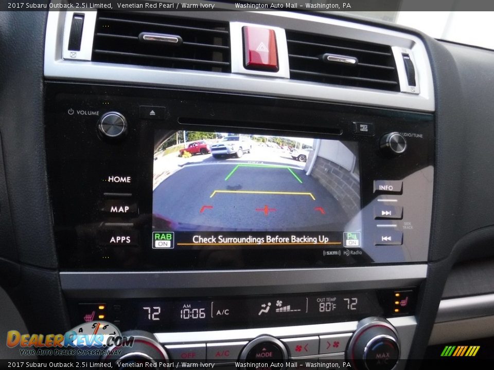 2017 Subaru Outback 2.5i Limited Venetian Red Pearl / Warm Ivory Photo #19