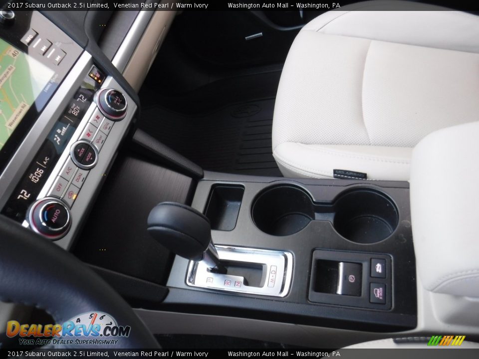 2017 Subaru Outback 2.5i Limited Venetian Red Pearl / Warm Ivory Photo #20