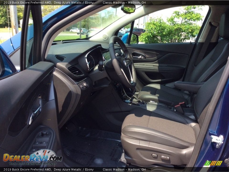 2019 Buick Encore Preferred AWD Deep Azure Metallic / Ebony Photo #9