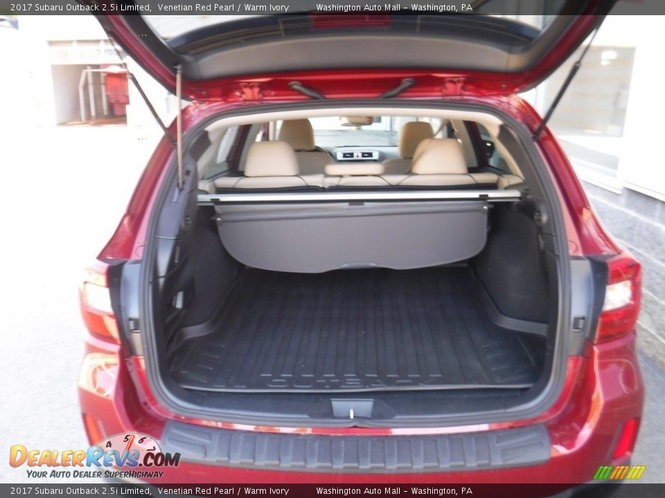 2017 Subaru Outback 2.5i Limited Venetian Red Pearl / Warm Ivory Photo #25
