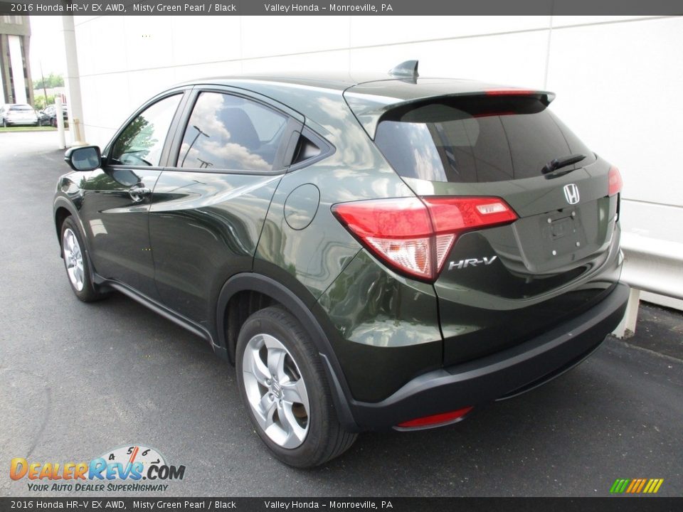 2016 Honda HR-V EX AWD Misty Green Pearl / Black Photo #3