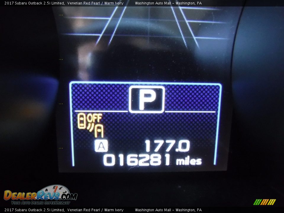 2017 Subaru Outback 2.5i Limited Venetian Red Pearl / Warm Ivory Photo #30