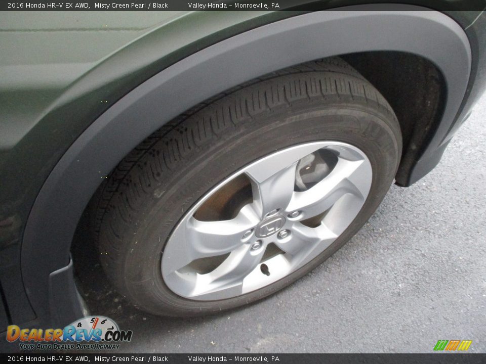 2016 Honda HR-V EX AWD Misty Green Pearl / Black Photo #6