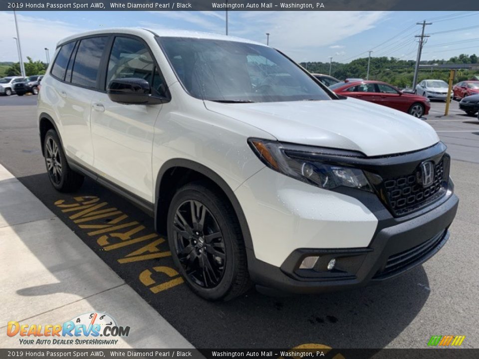 2019 Honda Passport Sport AWD White Diamond Pearl / Black Photo #4