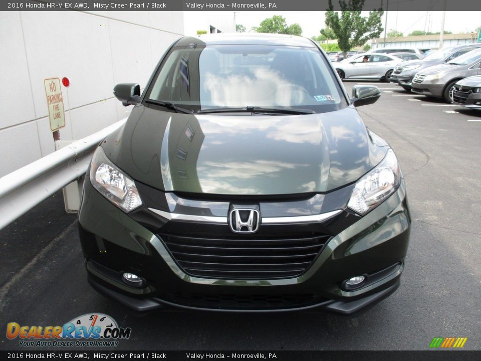 2016 Honda HR-V EX AWD Misty Green Pearl / Black Photo #8