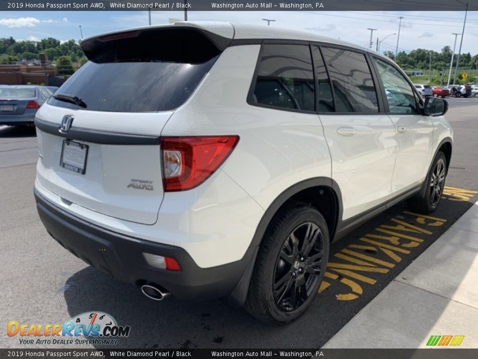 2019 Honda Passport Sport AWD White Diamond Pearl / Black Photo #5