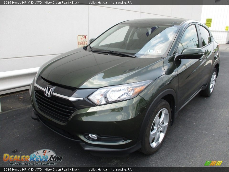 2016 Honda HR-V EX AWD Misty Green Pearl / Black Photo #9