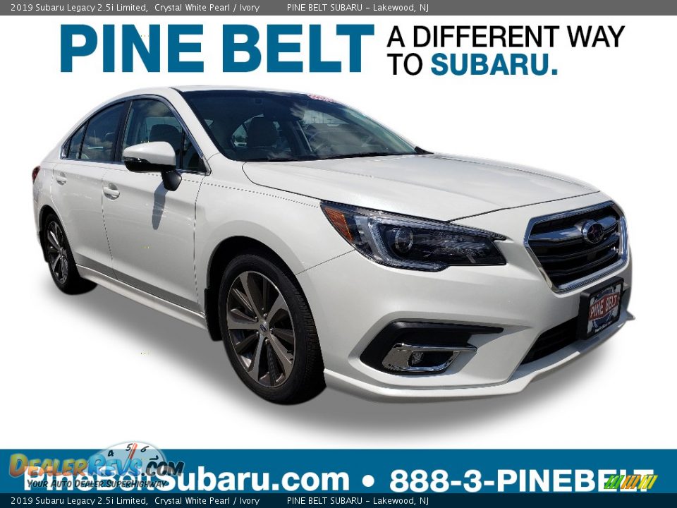 2019 Subaru Legacy 2.5i Limited Crystal White Pearl / Ivory Photo #1