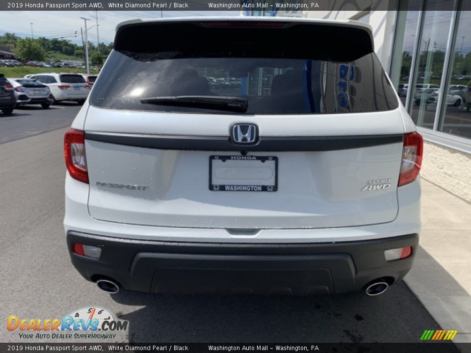 2019 Honda Passport Sport AWD White Diamond Pearl / Black Photo #6