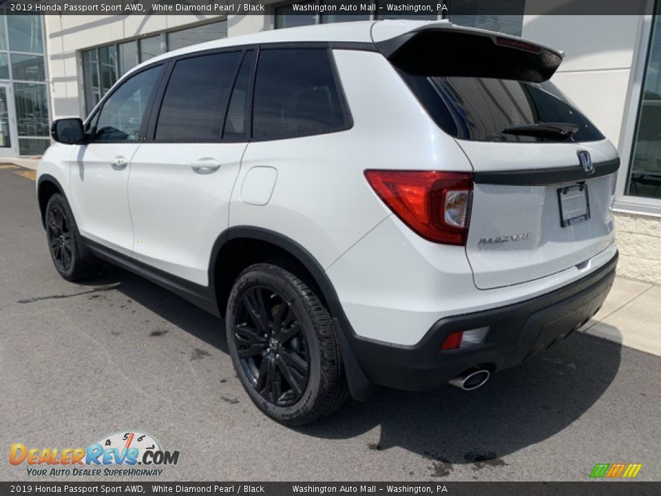 2019 Honda Passport Sport AWD White Diamond Pearl / Black Photo #7