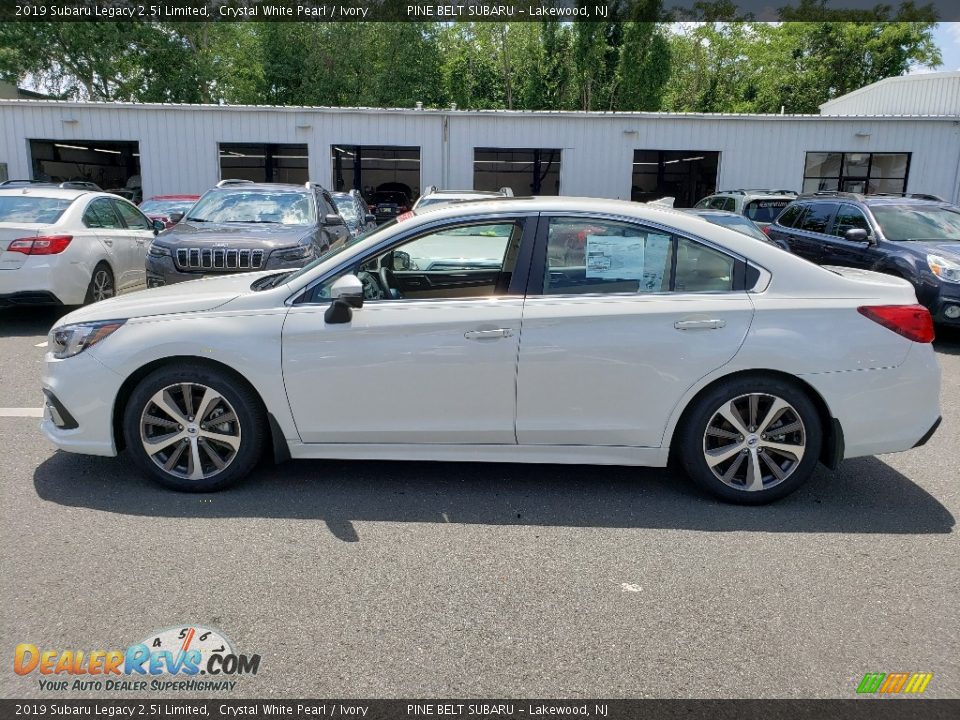 2019 Subaru Legacy 2.5i Limited Crystal White Pearl / Ivory Photo #3