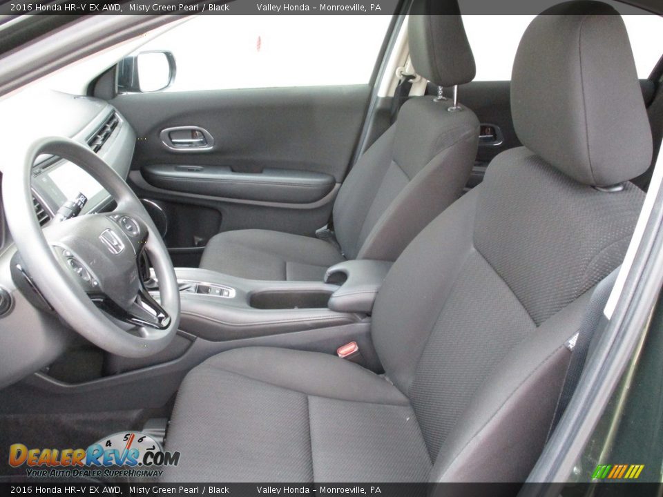 2016 Honda HR-V EX AWD Misty Green Pearl / Black Photo #11